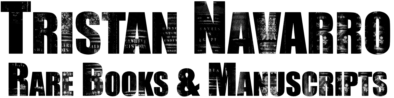 Tristan Navarro Rare Books & Manuscripts